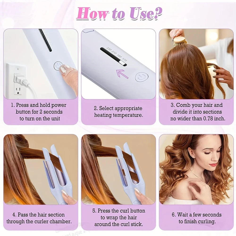 Automatic Ceramic Hair Curler
